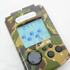 SEGA Dreamcast Visual Memory Unit Camouflage Edition HKT-7000 DC VMU w/ Battery
