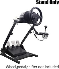 Height Adjustable & Foldable Racing Wheel Stand – Compatible with Logitech G2…