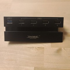 Dobe Fomis Electronics 2 To 5 USB HUB For PS4 System 1 USB3.0 Port 4 USB2.0 Port