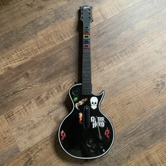 RedOctane Gibson Les Paul Wireless Guitar Hero Controller Xbox 360 Black 🔥