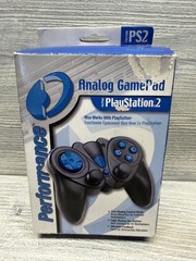 Performance Analog GamePad Controller For Sony PlayStation 2 PS2 PS1 Black