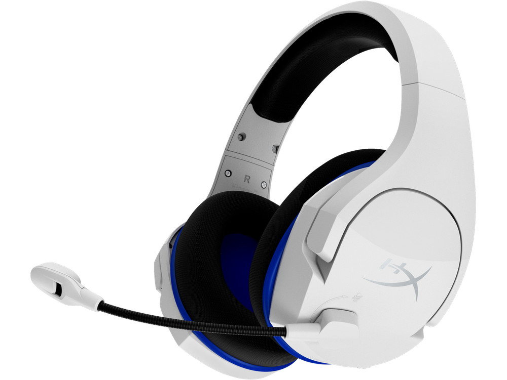 HyperX Cloud Stinger Core – Wireless Gaming Headset (White-Blue) – PS5-PS4
