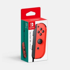 New Nintendo Joy-Con (R) Neon Red HAC-A-JRPAA for Right Handed with Black Strap