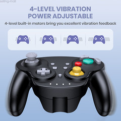 Wireless Gamecube Controller for Switch NSO/PC/Steam NFC & Rumble Rechargeable