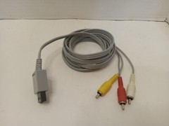 Nintendo Wii OEM AV Cord Cable RED/YELLOW/WHITE RVL-009 Tested