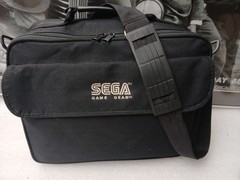 Official VINTAGE Black Sega Game Gear Carrying Case Travel Bag w/ Shoulder Strap