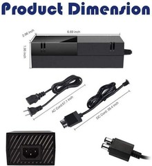 Quiet Power Supply For Xbox One 500GB Console LED Light US Plug Non-OEM FreeShip