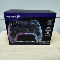 Fosmon Wireless Bluetooth Gaming Controller with RGB Lights (14 Color Setting…