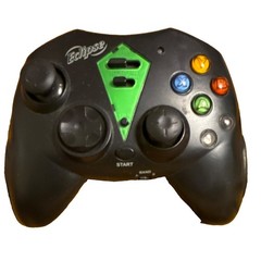 Eclipse PL-2005 Wireless Controller for Microsoft Xbox Black/Green On/Off Switch