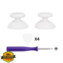 eXtremeRate Switch 2 Pro Controller White 3D Joystick Replacement
