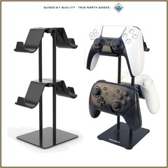 Desktop Controller Organizer with 2-Tier Design for Multiple Gaming Devices