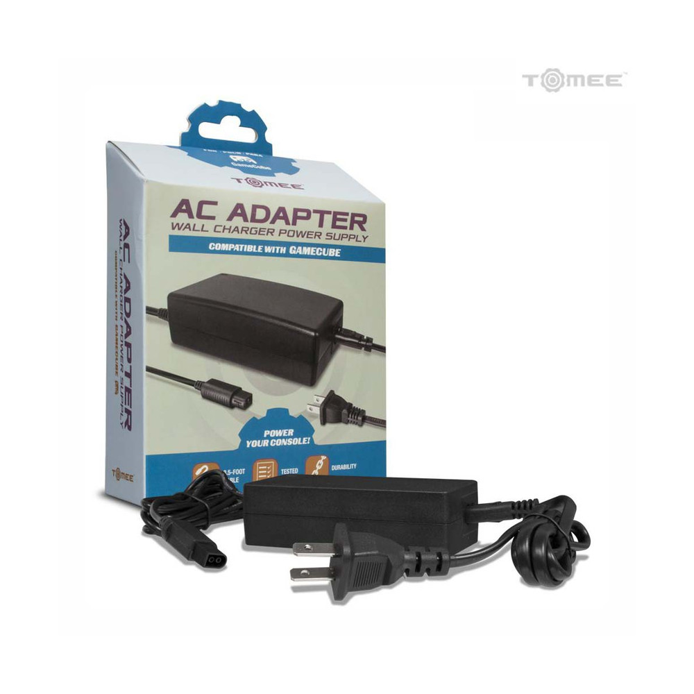 GameCube Nintendo Console AC Adapter Power System Cord and AV Audio Video Cable