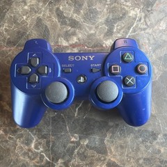 Sony PlayStation 3 DualShock 3 Sixaxis Controller, Blue Color