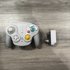 Nintendo – Wavebird Controller, Grey, w/ Reciever [Tested Working]