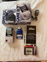 Authentic Gameboy Printer CIB & Gameboy Camera Blue Tested/Working , Ex Cond