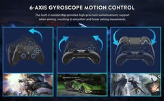 Wireless Controller Android Hall Effect