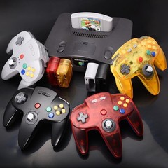 2.4 GHz Wireless N64 Controller, Compatible with N64 Console – Built-in Rumble