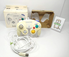 Gamecube Controller DOL-003 White w/Box Tested Nintendo Original OEM GC