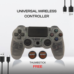 Universal Wireless Game Controller with Bluetooth, Dual Vibration & Free Thumbst