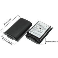 AA Battery Back Cover Case Shell Pack For Xbox 360 Wireless Controller Black Lot
