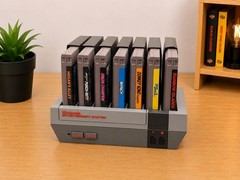 Nintendo Entertainment System (NES) Video Game Holder (7 Games) | Free Shipping