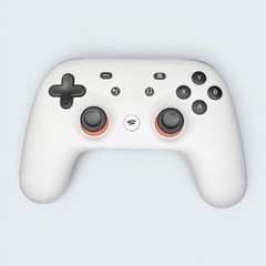 Google Stadia Bluetooth Wireless Controller H2B Premiere Edition Clearly White