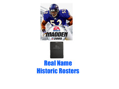 Madden NFL 2005 Real Name Historic Classic Teams Roster PlayStation 2 PS2 05
