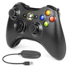 For Microsoft Xbox 360/ 360Slim/360E PC WIN 7 8 10 Wireless Controller Gamepad