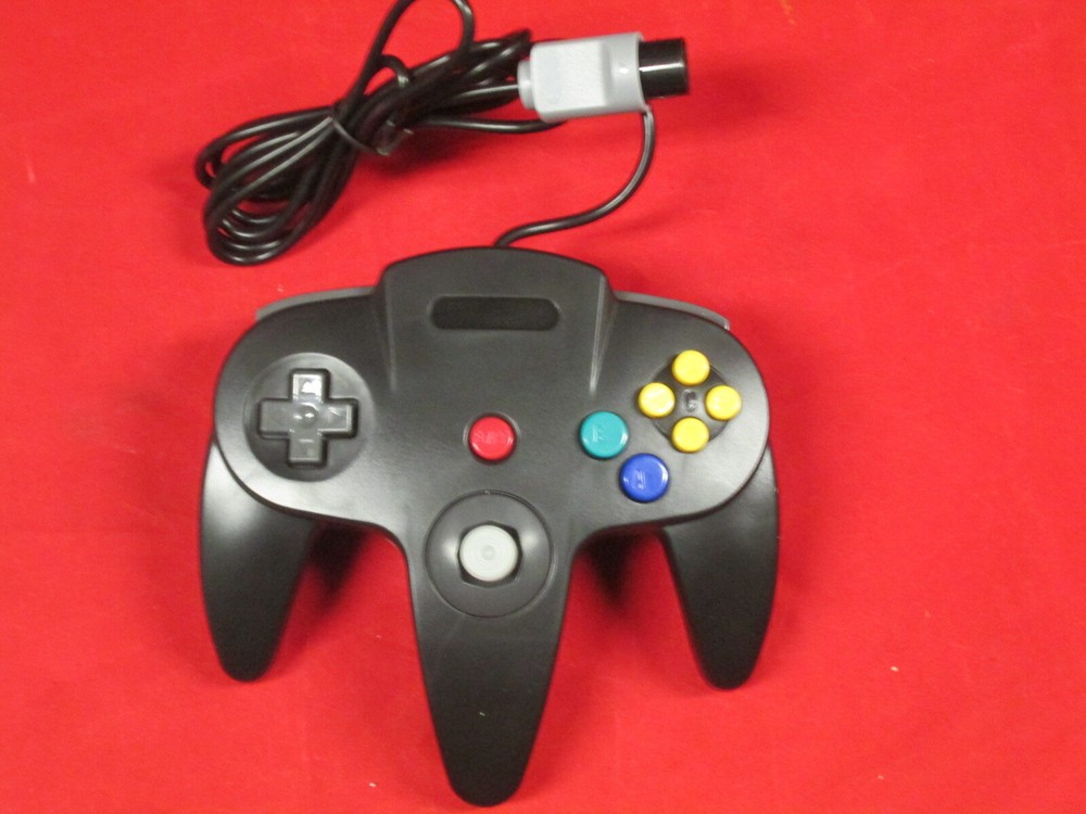 Nintendo Black Replacement Controller For N64 Brand New 2238