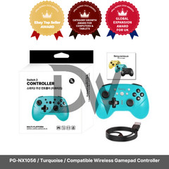 PG-NX1056 / Turquoise / Compatible Wireless Gamepad Controller