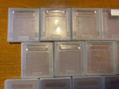Lot of 14 Nintendo Game Boy Original OEM Clamshell Plastic Game Cases Dust Cover