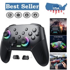 Programmable Wireless Game Controller with Long Battery Life – Switch Compatible