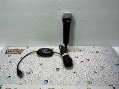 Logitech Rock Band A-0234A USB Wired Microphone PS2 PS3 PS4 Xbox 360 Wii TESTED