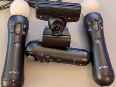 Playstation 3 PS3 Move Controller Bundle – 2 Motion, 1 Navigation & Camera