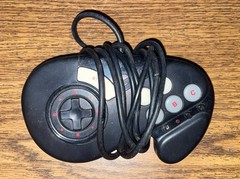 Vintage Sega Genesis Suncom Cyber Pad Programmable Controller Tested #96-7041