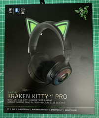 Razer Kraken Kitty V3 Pro Wireless RGB Headset BLACK Gaming Headset Headphones
