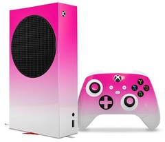 Skins XBOX Series S Console Controller Smooth Fades White Hot Pink