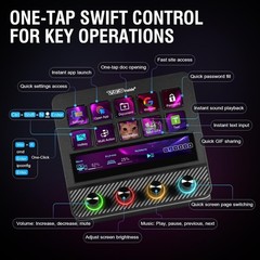 Macro Pad Streaming Deck with Programmable Keys for Gamers and Streamers