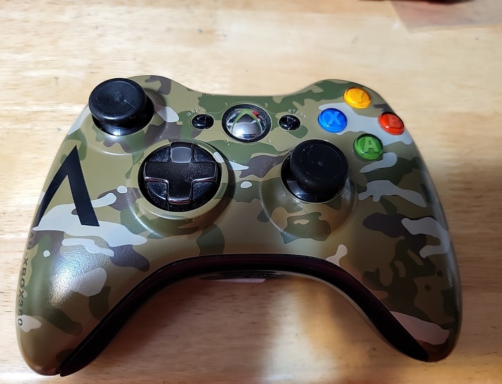 Halo 4 Xbox 360 Wireless Controller Camo Camouflage AN-XBOX360