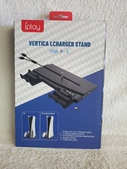 IPLAY Vertical Gaming LCharger Stand Digital Edition P-5, 2 USB Output Ports.