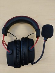 HyperX Cloud Alpha Wireless, 300Hr Battery, DTS:X, Noise-Cancel, Red
