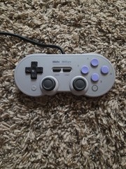 8BitDo – SN30 Pro Wired Controller for Switch and Windows – Gray – Untested