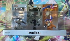 NEW Smash Bros. Amiibo Retro 3-Pack R.O.B./ROB, Mr. Game & Watch, and Duck Hunt