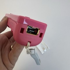 Official Nintendo Wiimote Motion Plus Controller Pink Wii Remote OEM With Strap