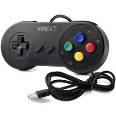 2 Pack INNEXT USB Controller GamePad Windows PC MAC Linux Raspberry Retrocade
