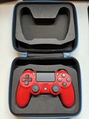 Battle Beaver Basic Pick PS4 Controller Sony Red USB-C Standard 2 Buttons w Case