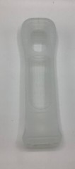 Nintendo Wii Motion Plus -Remote Add On Rubber Silicone Grip Cover Sleeve-CLEAR