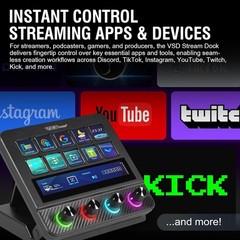 Macro Pad Streaming Deck with Programmable Keys for Gamers and Streamers