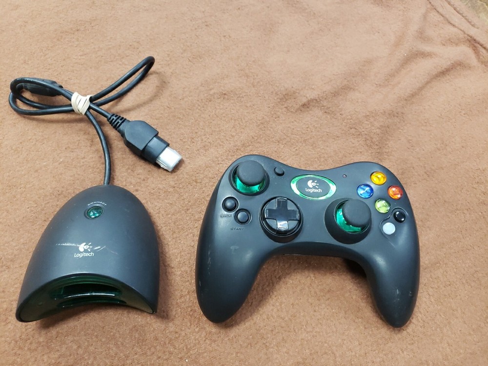 Logitech Cordless Precision Controller Wireless for Original XBOX w/ Receiver