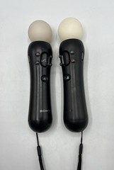 CECH-ZCM1U LOT OF TWO SONY MOTION CONTROLLERS VIDEO GAME TESTED WORKS